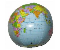 Globe terrestre gonflable 35 cm - Article de fête