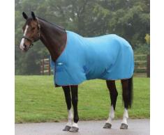 Saxon - Couverture en polaire COORDINATE - Cheval (95 cm) (Bleu ciel / Bleu marine / cerise) - UTWB340 - Accessoires de sellerie