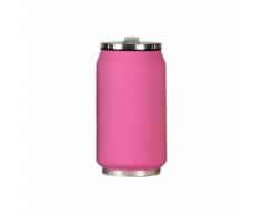 Mug canette isotherme rubber 280 ml - Rose - Autres