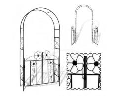 Arche de jardin avec la porte - Accessoire bassin d'agrément