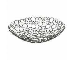 Corbeille à fruits Métal - Diam. 31 cm - Gris - platerie, service