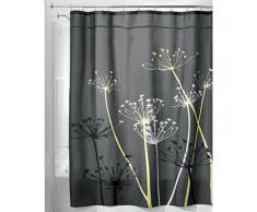 Interdesign thistle rideau de douche polyester gris/jaune 180 x 200 cm - Rideaux enfant