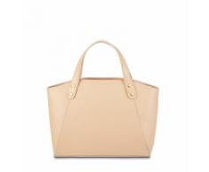 Sac en cuir PARL couleur taupe marque MAISON HERITAGE - Sacs à main