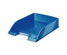 Lot de 3 Corbeilles à courrier - WOW Bleu métallisé - Dimentions : L 5,7 x H 7 x P 25,5 cm - Corbeille, bac à courrier, poubelle