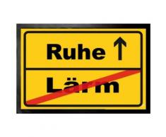 Humour Paillasson Essuie-Pieds - Ruhe Lärm, Silence Bruit (40x60 cm) - Tapis et paillasson