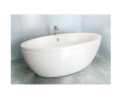 CLEARGREEN Baignoire en îlot ovale FREEFUERTE R31 174X87 écologique - Installations salles de bain