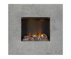 Dimplex - Cheminée électrique effet béton opti-myst Nissum 1000 à 2000W Longueur 74 cm - Cheminées, poêles