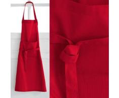 Tablier de cuisine rouge Pomme d'Amour - Rideaux et stores