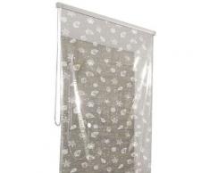 Kleine wolke 3321114747 store enrouleur de douche pour cartouche vide kleine wolke motif coquillages blanc 128 x 240 cm - Rideaux enfant