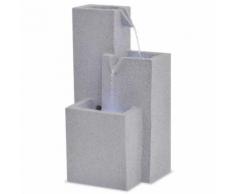 Fontaine d'intérieur avec lampe LED 22,5 x 18 x 40,6 cm Polyrésine - Décoration d'extérieur