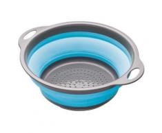 KITCHEN CRAFT COLOURWORKS PASSOIRE PLIABLE BLEU 24 CM - Accessoire de cuisine