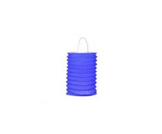 Lampion Cylindrique Bleu x1 - Accessoire de déguisement