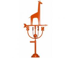 Aubry Gaspard - Girouette design girafe orange - Décoration d'extérieur