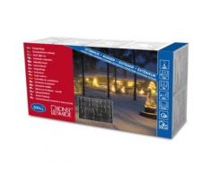 KONSTSMIDE 2725-002 RIDEAU FRISE LUMINEUSE 200 LAMPES CLAIRES + CÂBLE BLANC 24 V - Appliques et spots