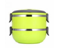 Lunch Box en acier inoxydable durable Vert - Matériels de camping et randonnée