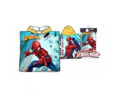 Marvel - Spider-Man Poncho Enfant, 100% Coton, 50 x 100 Cm Spiderman - Linge de bain