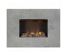 Dimplex - Cheminée électrique effet béton opti-myst Nissum 1000 à 2000W Longueur 88 cm - Cheminées, poêles