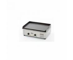 Duhalle 10054 Plancha Professionnelle Electrique Double - 60x40 Cm - Fonte Emaillee - Grillade et barbecue