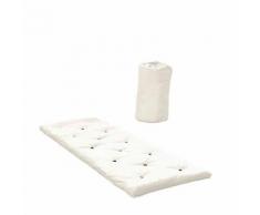 Matelas futon de voyage 1 pers. 70x190 cm écru naturel - Matelas