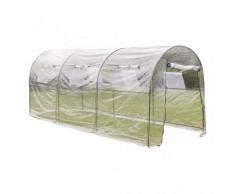 Serre de jardin Tunnel 450 x 190 x 200 cm - Matériel pour serre et semis