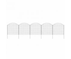 vidaXL Ensemble de clôture voûtée d'étang 77,5x78,5 cm Vert - Clôtures et grillages