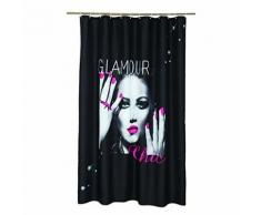 Douceur d'interieur 6rd158 glam chic rideau de douche avec motifs polyester 180 x 200 cm - Rideaux enfant