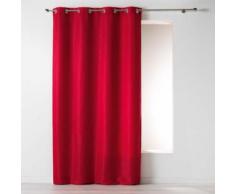 Rideau a oeillets 140 x 260 cm jacquard riad Rouge - Rideaux et stores