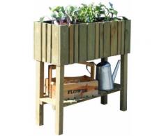Jardipolys - Carré potager surélevé 39 L en pin FSC 79 x 29 x 79 cm Vertikal - Jardinières et bacs