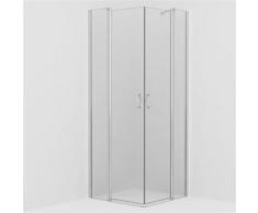 vidaXL Cabine de douche ESG 80x70x185 cm - Installations salles de bain