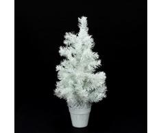 Sapin de noël petit modèle - 45 cm - Blanc - Objet à poser
