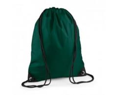 Sac à dos à bretelles - gym - linge sale - chaussures - BG10 - vert bouteille - Sac à dos bandoullière