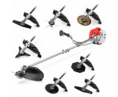Débroussailleuse 65 cc, 8 en 1 à essence + outils Greencut - Outillage de jardin motorisé