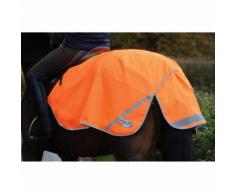 Weatherbeeta - Couvre-rein RÉFLÉCHISSANT - Cheval (M) (Orange) - UTWB542 - Selle et tapis de selle