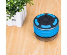 Haut-parleurs portables Bluetooth sans fil avec radio Douche Haut-parleur IPX7 Ventouse - Enceinte intelligente