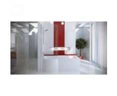Baignoire INSPIRO 150/160/170 cm x 70 cm + pare baignoire - Angle: Gauche - Dimensions: 150cm - Installations salles de bain