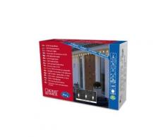 KONSTSMIDE 2739-103 RIDEAU LUMINEUX 20 STALACTITES + 20 LED BLANC CHAUD + CÂBLE TRANSPARENT 24 V - Appliques et spots
