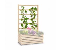 Blumfeldt Modu Grow 100 UP Treillis pour carré potager , 151 x 100 x 3 cm , bois de pin massif - Accessoires de culture