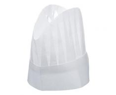 Kitchen craft toque de chef cuisinier en papier blanc - Ustensile de cuisine