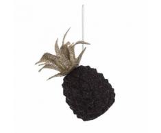 Déco pour sapin de Noël Ananas Jungle - Noir - Objet à poser