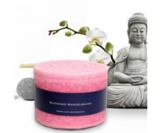 Bien-Être Bougie Parfumée - Amandiers En Fleurs, Rose (10x13 cm) - Bougeoir, bougie et senteur