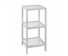 Etagère de salle de bain scandi Norway - L. 36 x H. 79 cm - Blanc - Meubles de salle de bain