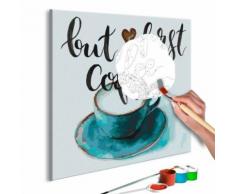40x40 Tableau à peindre par soi-même Kits de peinture pour adultes Chic même - Décoration murale
