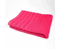 Serviette de toilette 50 x 90 cm eponge unie vitamine Fuchsia - Accessoires de bain