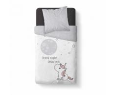Parure de lit enfant Good Night Licorne 140x200 cm - Linge de lit