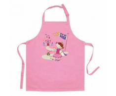 Tablier Enfant Princesse et Grenouille rose 52 x 63 cm Winkler - Linge de table