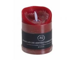 Aubry Gaspard - Petite bougie à LED parfumée Fruits Rouges Petit modèle - Bougeoir, bougie et senteur