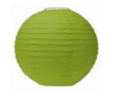 Lampion abat jour vert-anis 20 cm - Article de fête