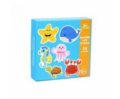 Bébé Bébé Jouets éducation Enfants Carte Assortie Jigsaw Puzzle D'apprentissage cognitif Multicolore WEN108 - Jouet multimédia