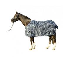 Couverture Stars en doublure polaire Bleu roi 125C - Toilettage du cheval