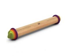 ROULEAU À PATISSERIE AVEC DISQUES DE RÉGLAGE D'ÉPAISSEUR DE PÂTE MULTICOLORE (42 CM) - Plat / moule